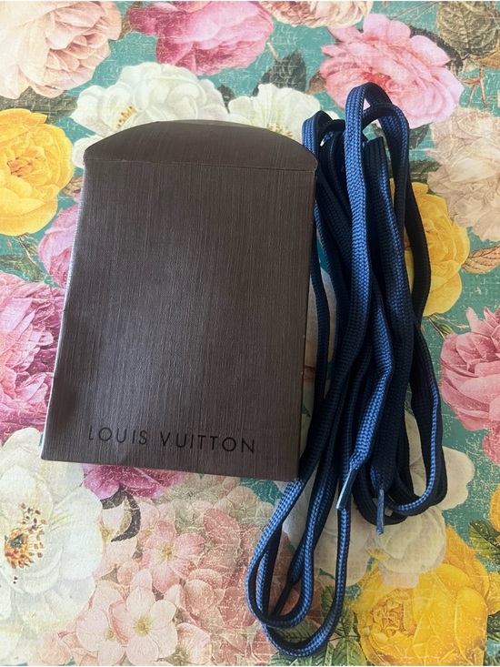 Louis Vuitton Other - Louis Vuitton Blue and Black Flat Shoelaces